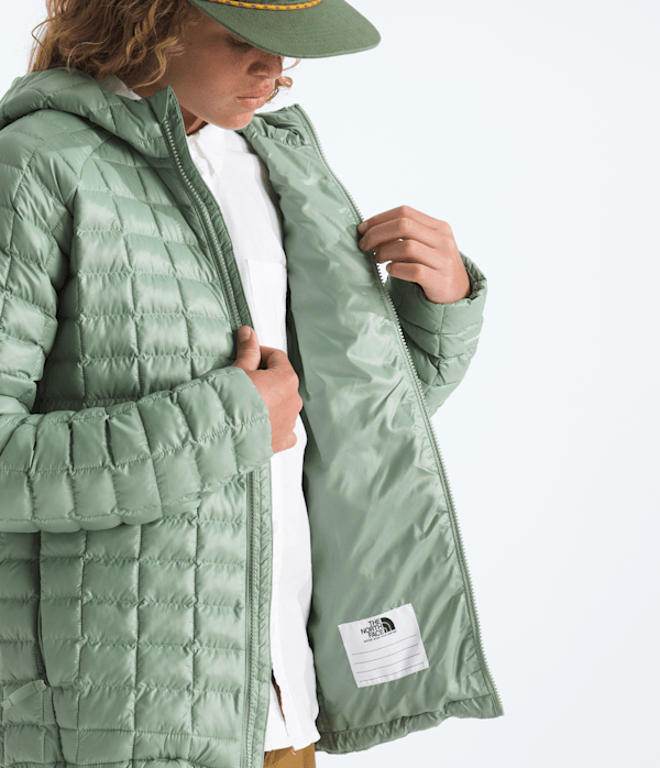 Boys  Girls THERMOBALL Hooded Jacket TNF Slate Moss MODELINT