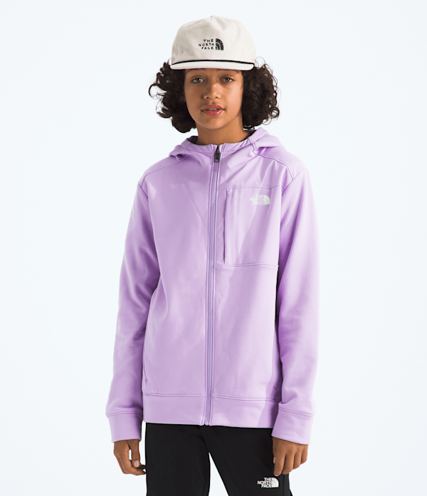 Boys  Girls TNF Performance Fleece FullZip Hooded Jacket TNF HERO3