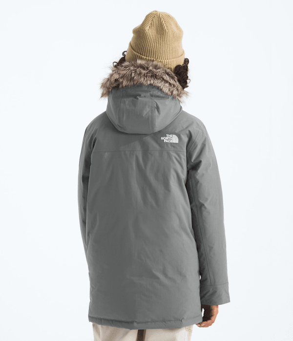 Boys McMurdo Parka TNF Smoked Pearl BACK