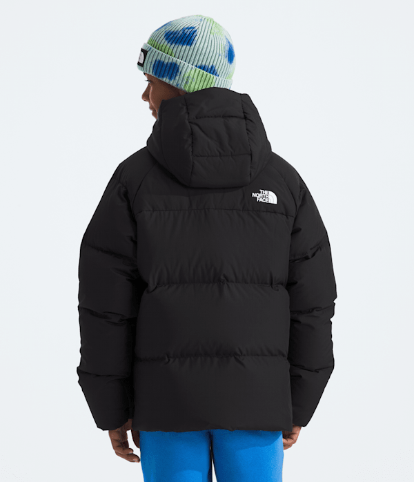 Boys North Down Hooded Jacket TNF TNF Black BACK