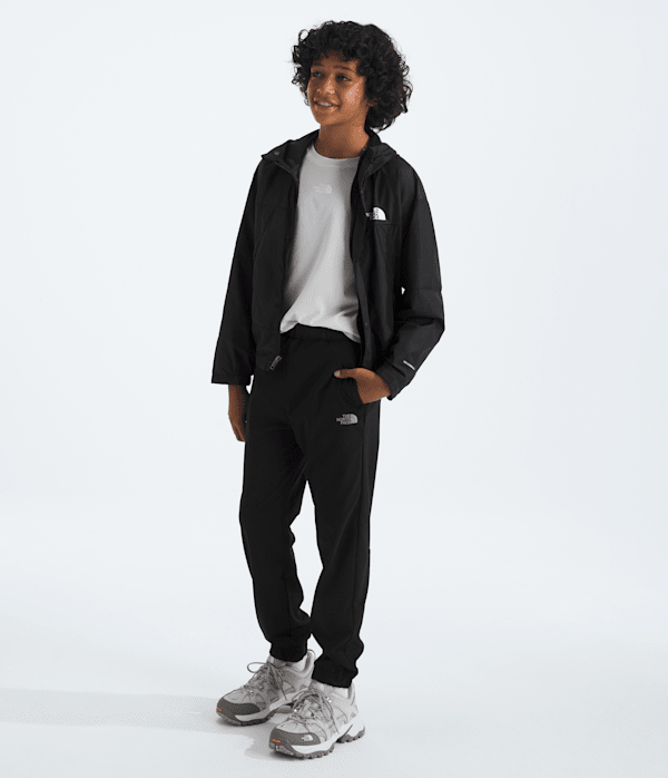 Boys On The Trail Pants TNF TNF BlackSilver Reflective HERO2