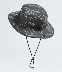 Class V Brimmer Hat TNF Anthracite Grey Conrad Topos Print BACK