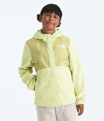 Girls Antora Rain Jacket TNF Lemon MistPear Main