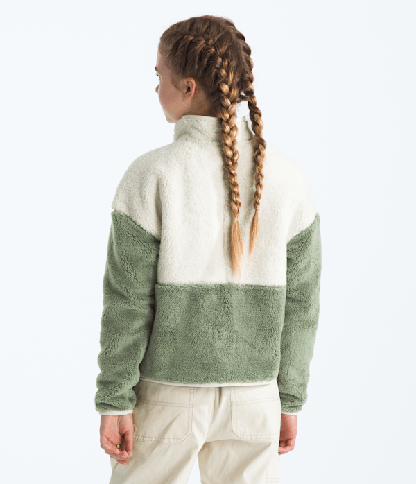 Girls Cabin Fleece FullZip Jacket TNF BACK