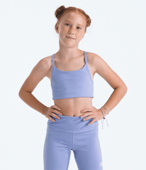 Girls Flex Bra TNF Periwinkle Glow Main