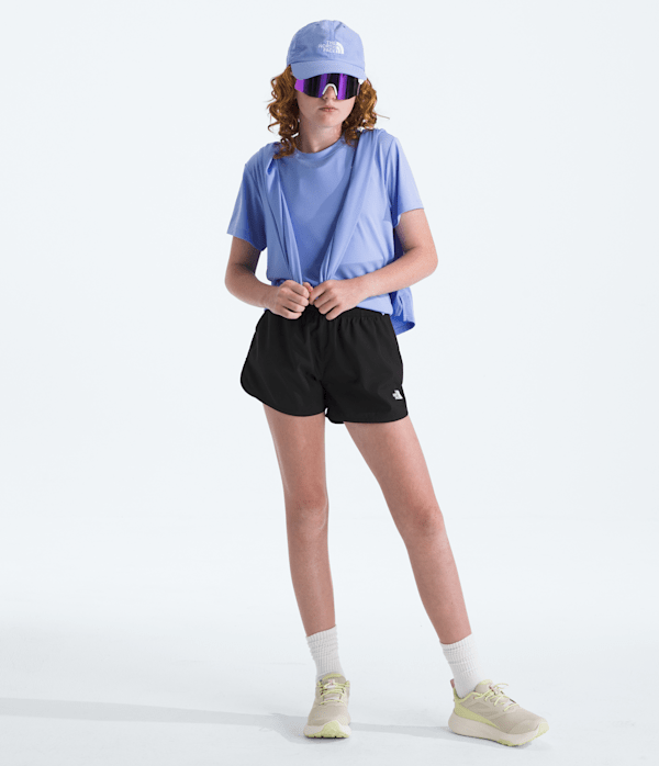 Girls Flex Woven Shorts TNF TNF Black HERO2
