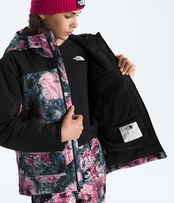 Girls Freedom Insulated JacketPrint TNF MODELINT