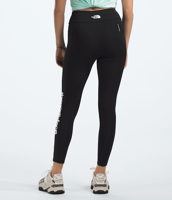 Girls Never Stop Tights TNF BACK