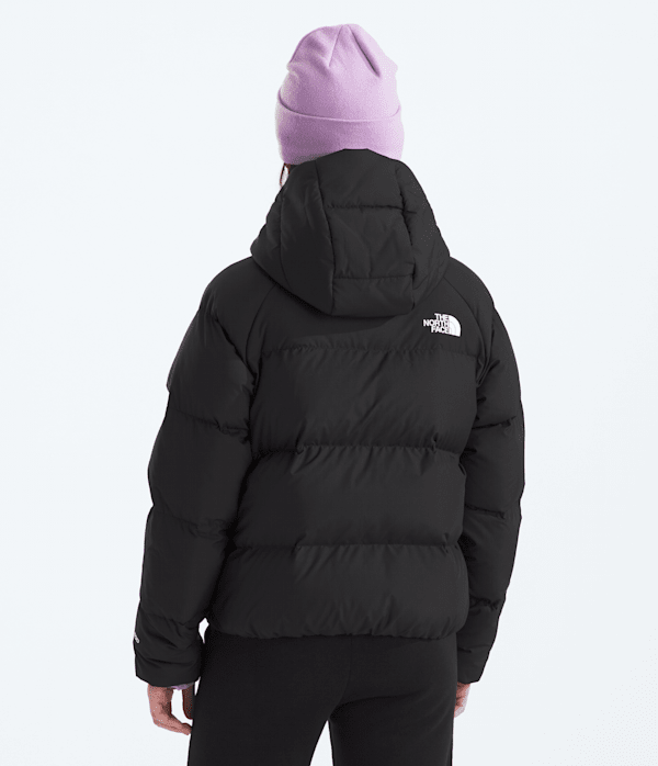 Girls North Down Hooded Jacket TNF TNF Black BACK