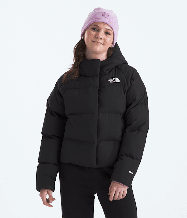 Girls North Down Hooded Jacket TNF TNF Black Main
