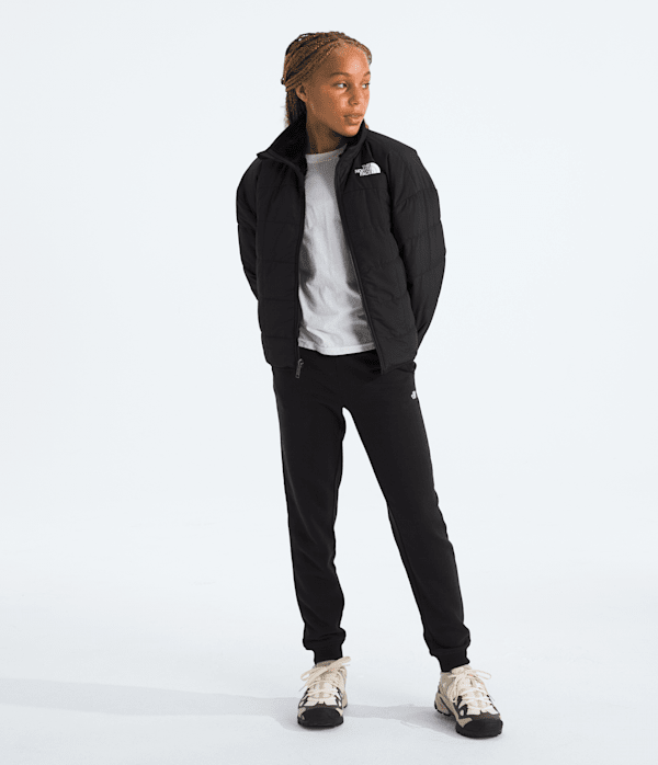 Girls Reversible Shasta FullZip Jacket TNF TNF Black HERO2