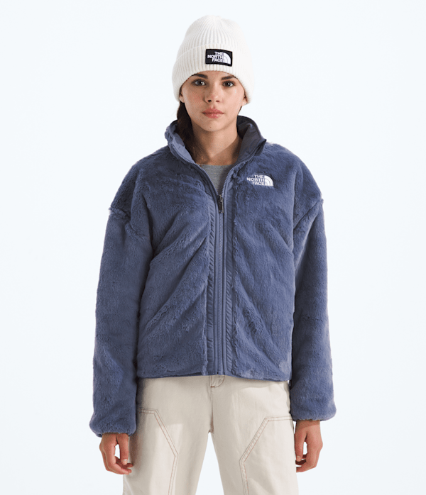 Girls Reversible Shasta FullZip Jacket TNF Twilight Galaxy HEROREV