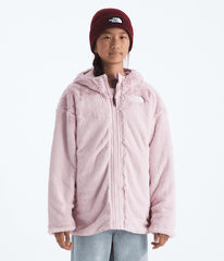 Girls Reversible Shasta Short Parka TNF Pale Blossom HEROREV
