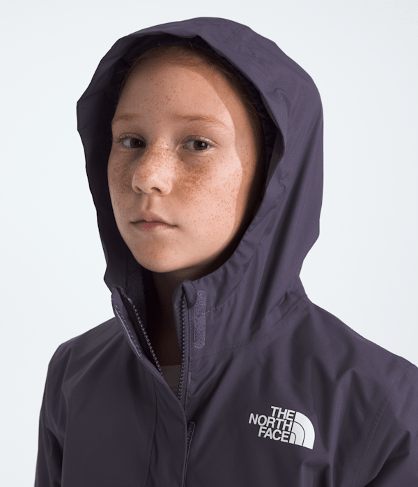 Girls Warm Antora Rain Jacket TNF Endless Dusk MODELHOOD2