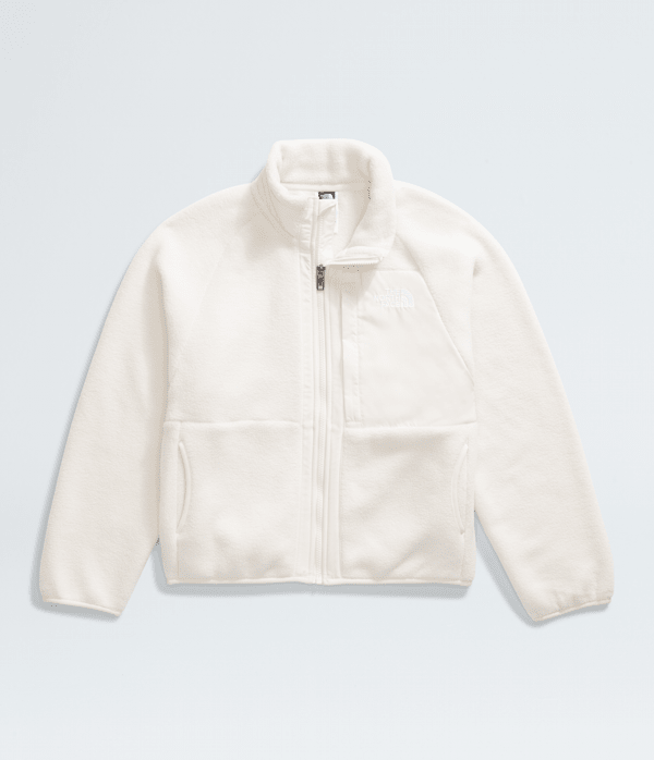 Girls Yumiori FullZip Jacket TNF White Dune ALTFRONT