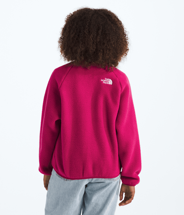 Girls Yumiori FullZip Jacket TNF Lali GuranPale Blossom BACK