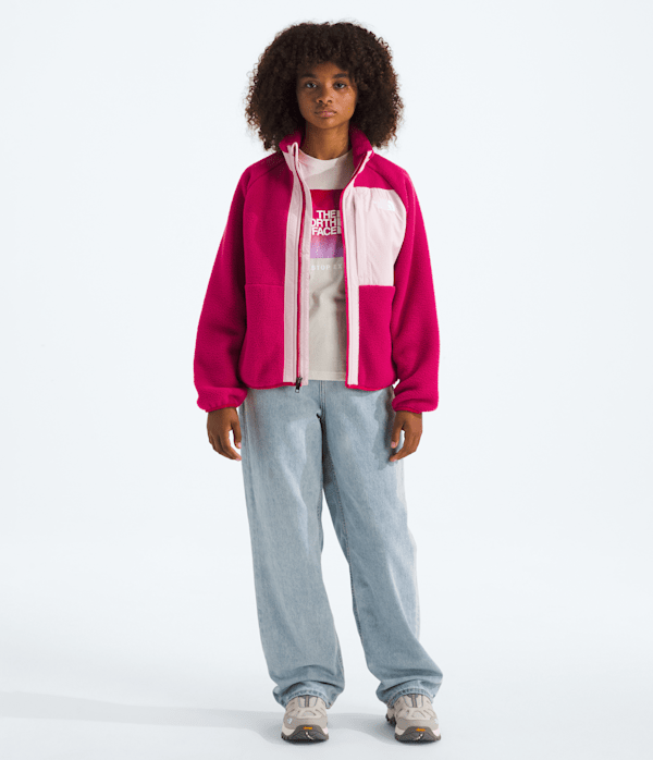 Girls Yumiori FullZip Jacket TNF Lali GuranPale Blossom HERO2