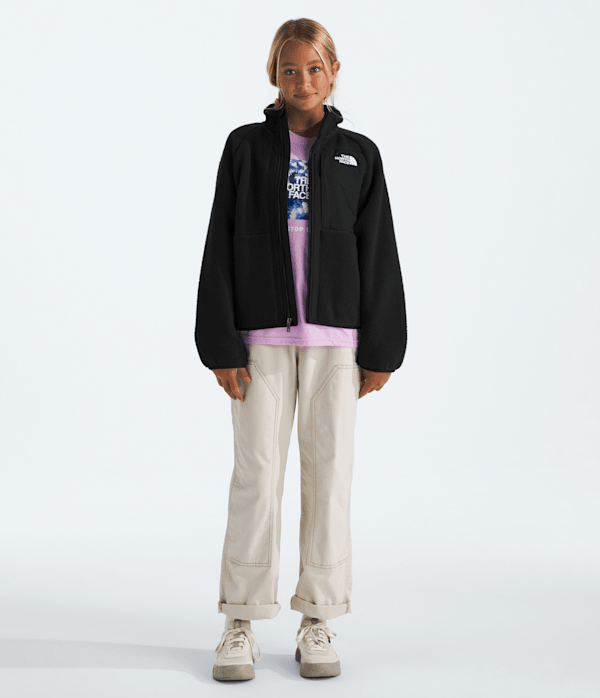 Girls Yumiori FullZip Jacket TNF TNF Black HERO2