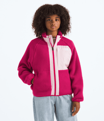 Girls Yumiori FullZip Jacket TNF Lali GuranPale Blossom Main