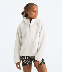 Girls Yumiori FullZip Jacket TNF White Dune Main