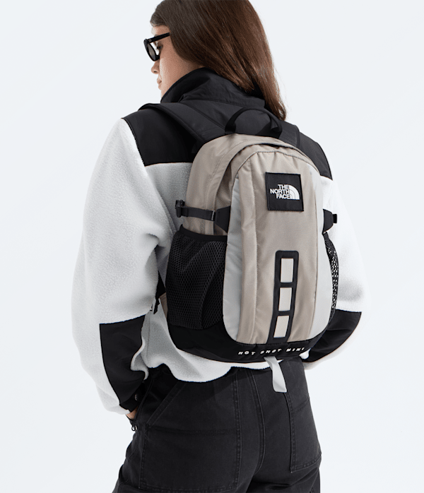 Hot Shot Mini Pack  12L TNF Stone SlabCumulus Cloud MODELBACK