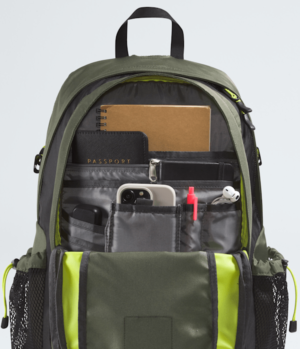 Hot Shot SE Backpack  30L TNF New Taupe GreenTNF BlackFizz Lime DETAIL1