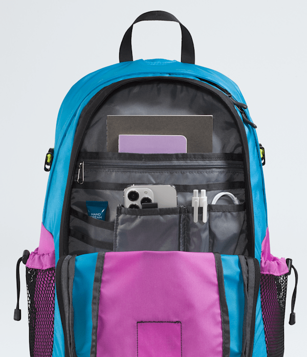 Hot Shot SE Backpack  30L TNF Meridian BlueViolet CrocusFizz Lime DETAIL1