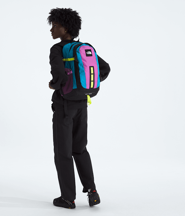Hot Shot SE Backpack  30L TNF Meridian BlueViolet CrocusFizz Lime MODELBACK