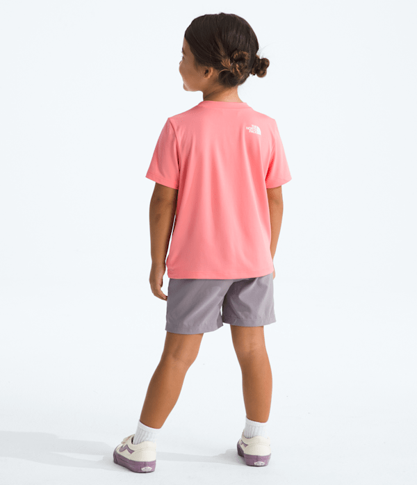 Kids 247 Set TNF Coral CrushTranscendent Grey BACK