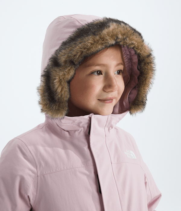 Kids Arctic Parka TNF Pale Blossom MODELHOOD2