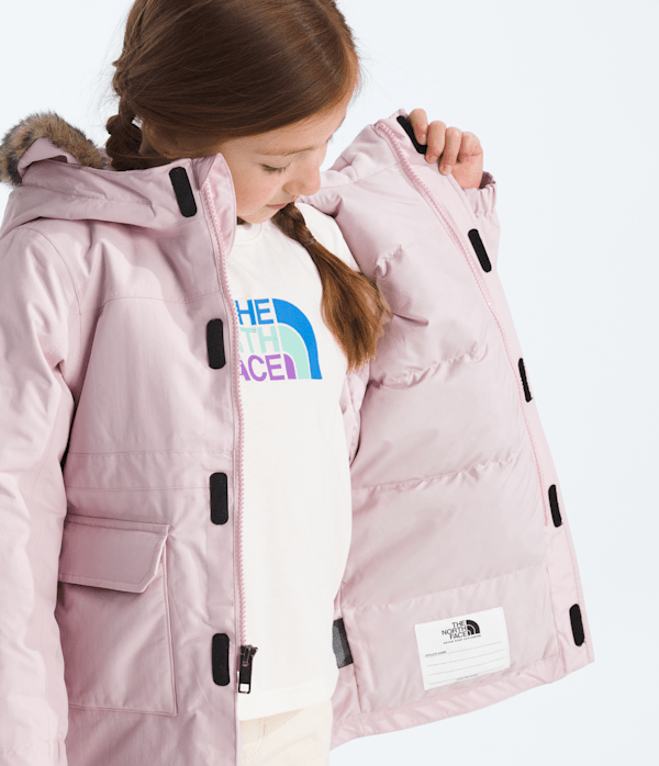 Kids Arctic Parka TNF Pale Blossom MODELINT