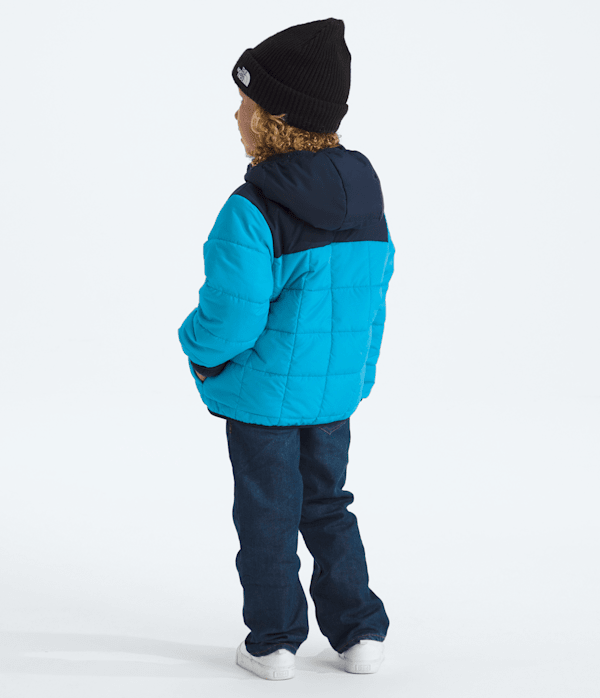 Kids Boys Reversible Shasta FullZip Hooded Jacket TNF Meridian BlueSummit Navy BACK