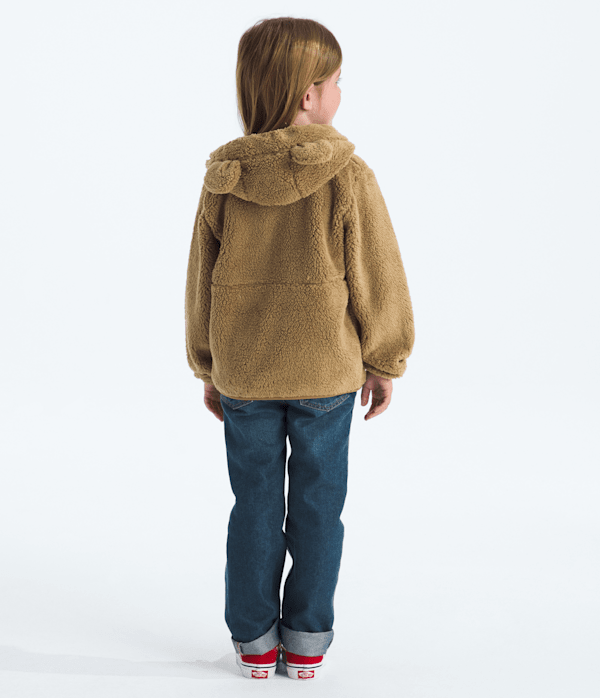 Kids Campshire FullZip Hoodie TNF Teddy Brown BACK