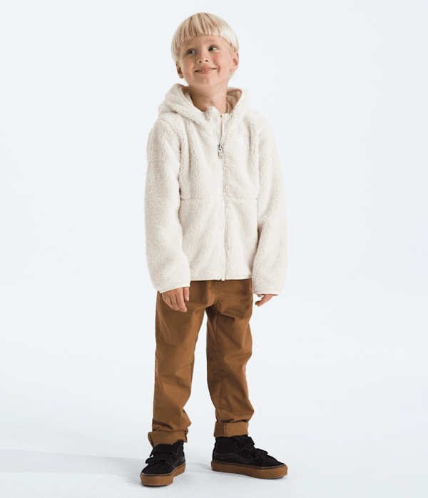 Kids Campshire FullZip Hoodie TNF White Dune HERO2