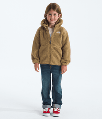 Kids Campshire FullZip Hoodie TNF Teddy Brown HERO2