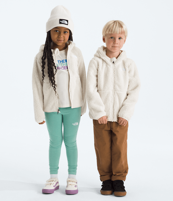 Kids Campshire FullZip Hoodie TNF White Dune Main