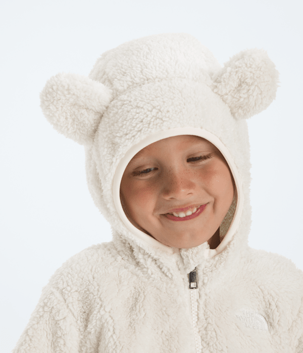 Kids Campshire FullZip Hoodie TNF White Dune MODELHOOD2