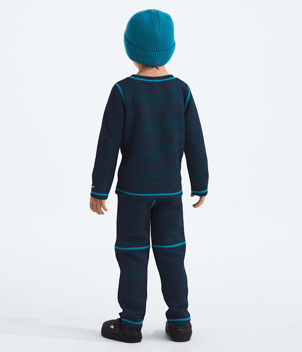 Kids DOTKNIT Thermal Set TNF BACK