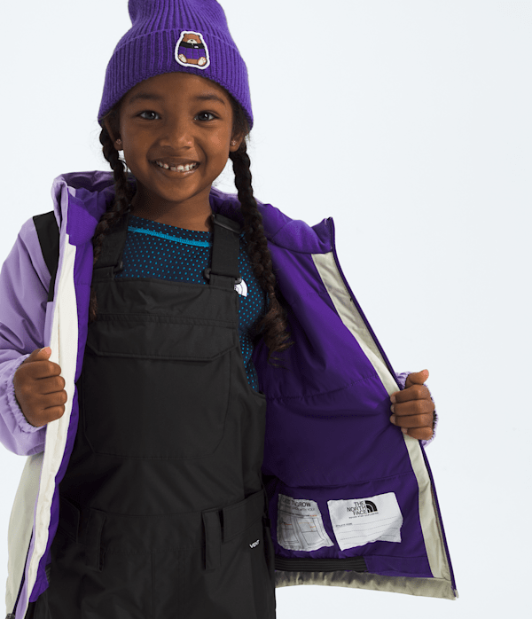 Kids Freedom Insulated Jacket TNF Lite LilacWhite Dune MODELINT