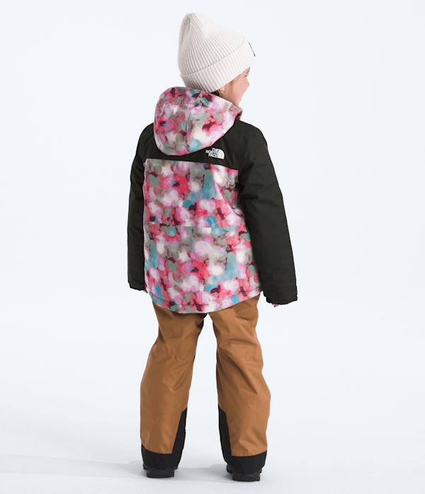 Kids Freedom Insulated JacketPrint TNF Lite Lilac Lens Flare Print BACK
