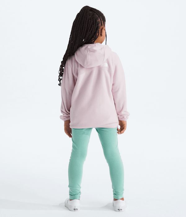 Kids Glacier FullZip Hoodie TNF Pale Blossom BACK