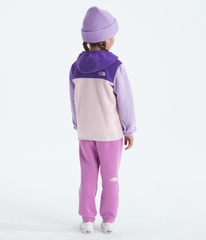 Kids Glacier FullZip Hoodie TNF Peak PurpleLite LilacPale Blossom BACK