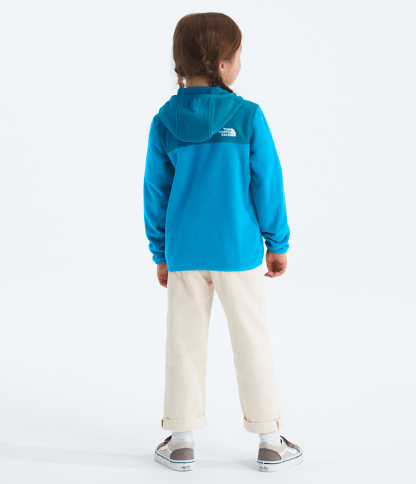 Kids Glacier FullZip Hoodie TNF Meridian BlueDusk Blue BACK