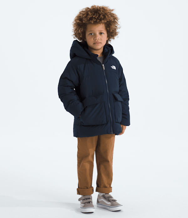 Kids North Down FleeceLined Parka TNF Summit NavySummit Navy HERO3