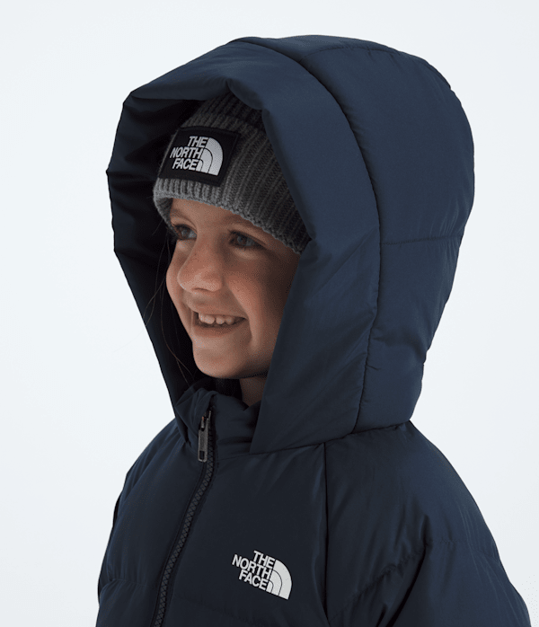 Kids North Down FleeceLined Parka TNF Summit NavySummit Navy MODELHOOD2