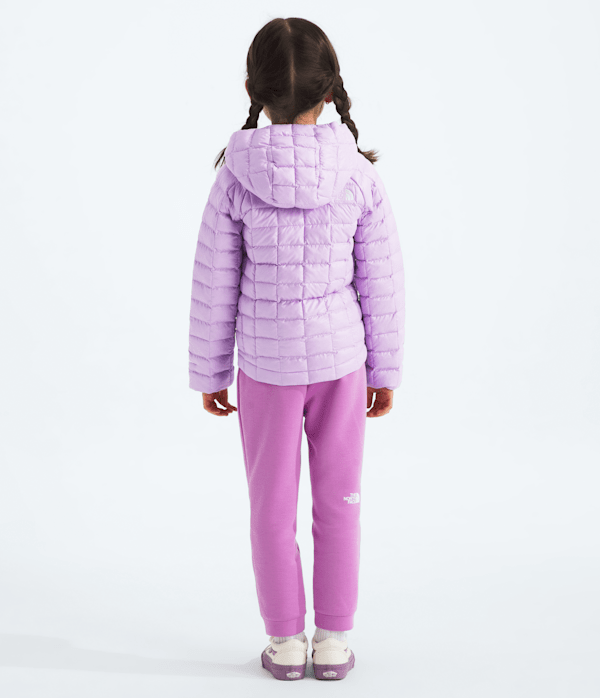 Kids THERMOBALL Hooded Jacket TNF Lite Lilac BACK