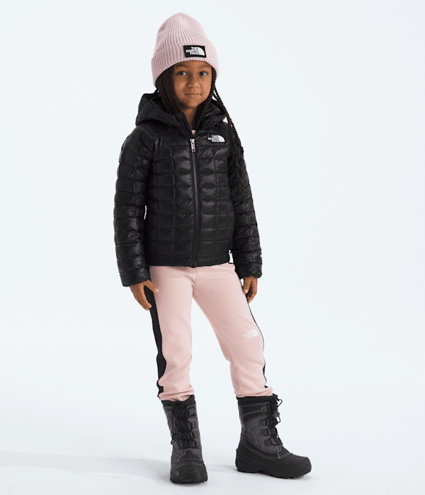 Kids THERMOBALL Hooded Jacket TNF TNF Black HERO3