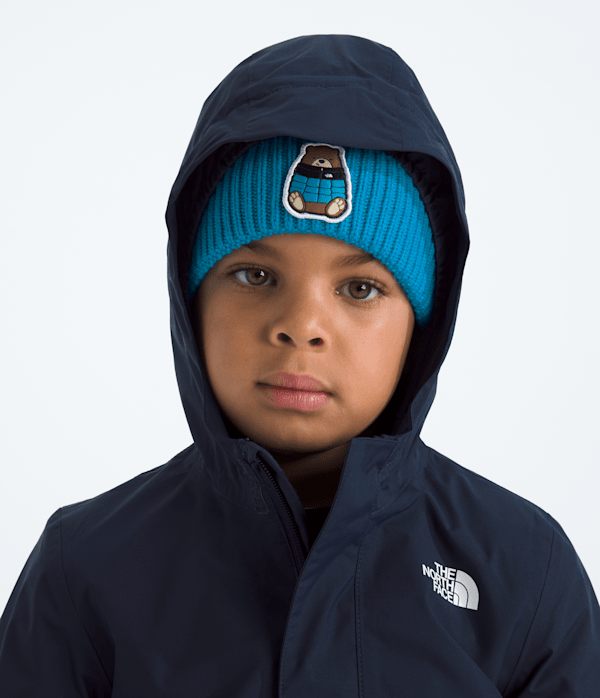 Kids Warm Antora Rain Jacket TNF Summit NavyMeridian Blue MODELHOOD2