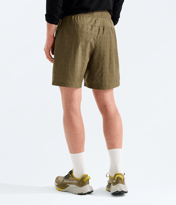 Mens 247 Pentadome Embossed 7 Shorts TNF BACK