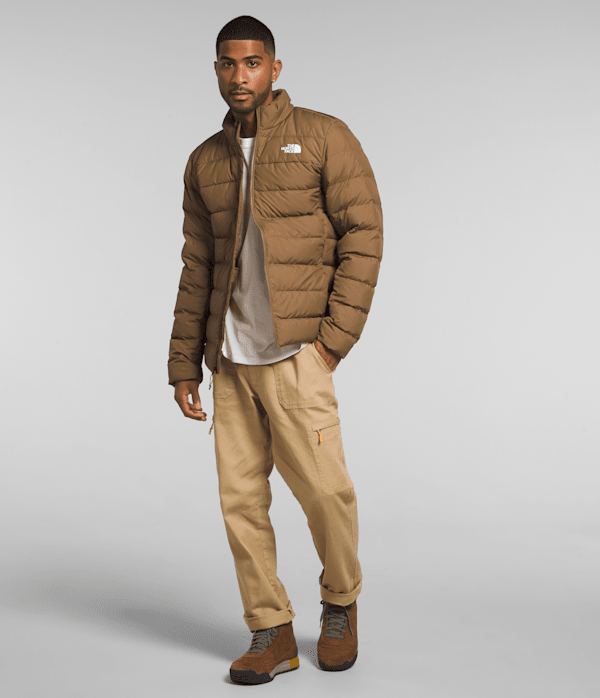 Mens Aconcagua 3 Jacket TNF Utility Brown HERO2